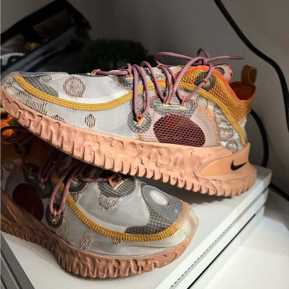 Nike Flow 2020 ISPA Desert Dust Black Shoes DM2830 200 Men's Size 9.5 NIB - Picture 3 of 8